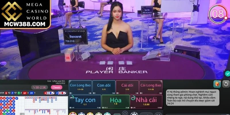 Cầu nhảy đôi – Cầu thường gặp trong Baccarat trực tuyến