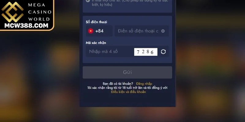 Độ tuổi tối thiểu đăng ký